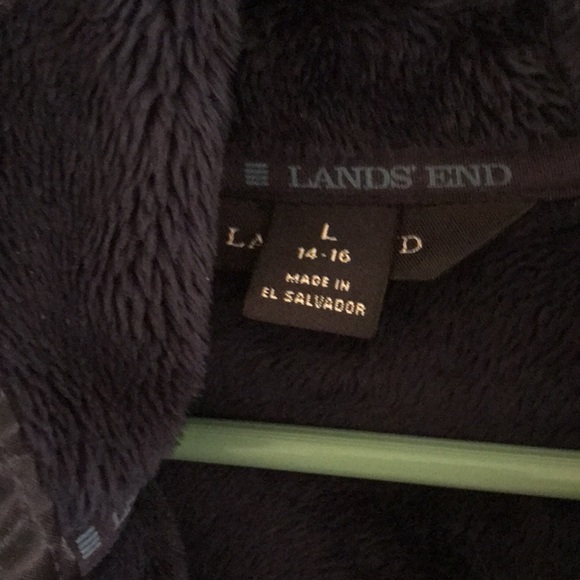 Land’s End ladies jacket coat size 14-16 navy - Picture 3 of 6